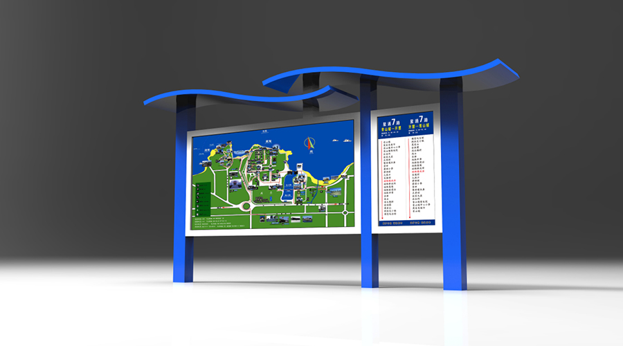 宣传栏地图设计